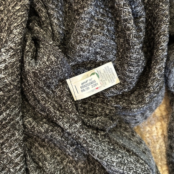 Aerie | NWT matching waffle charcoal gray sleepwear sweater set - Picture 6 of 16